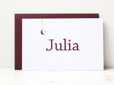 Geboortekaartje Julia